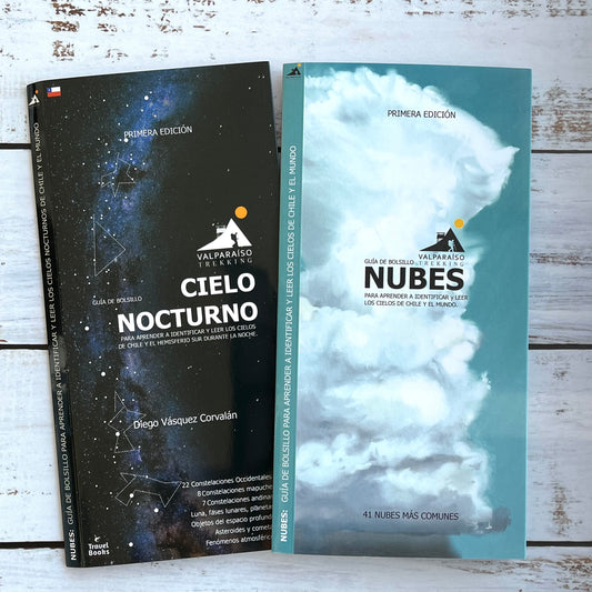 Pack 2 guías plegables: Cielo nocturno y Nubes