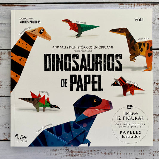 Dinosaurios de papel. Animales prehistóricos en Origami