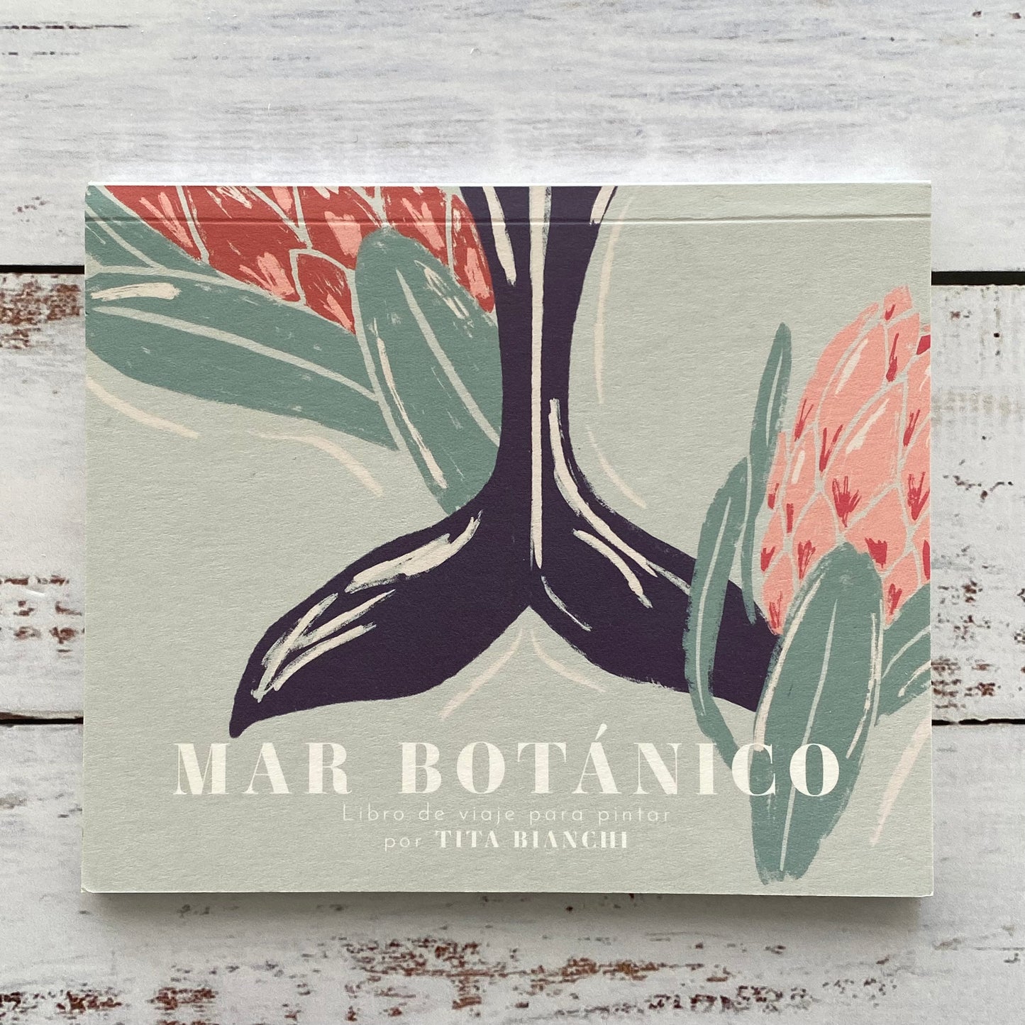 Mar botánico: Libro de viaje para pintar